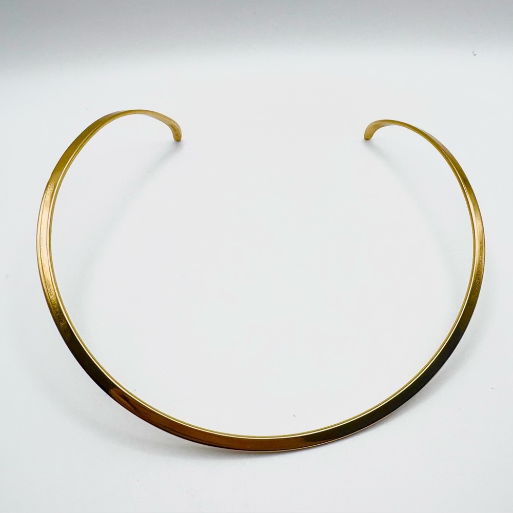 Studio Barse Golden Bronze Torque Collar Necklace